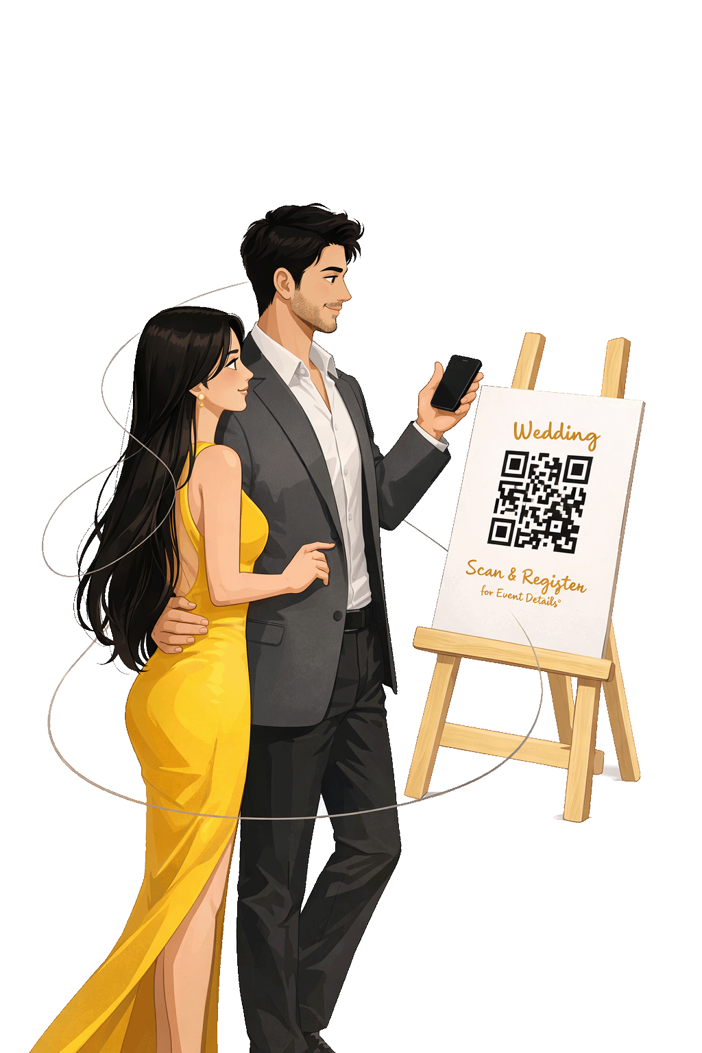 Guests Scan QR and Register