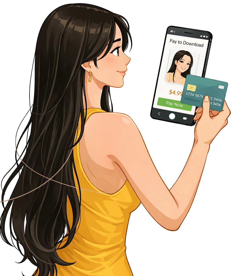 Charge for photo downloads
